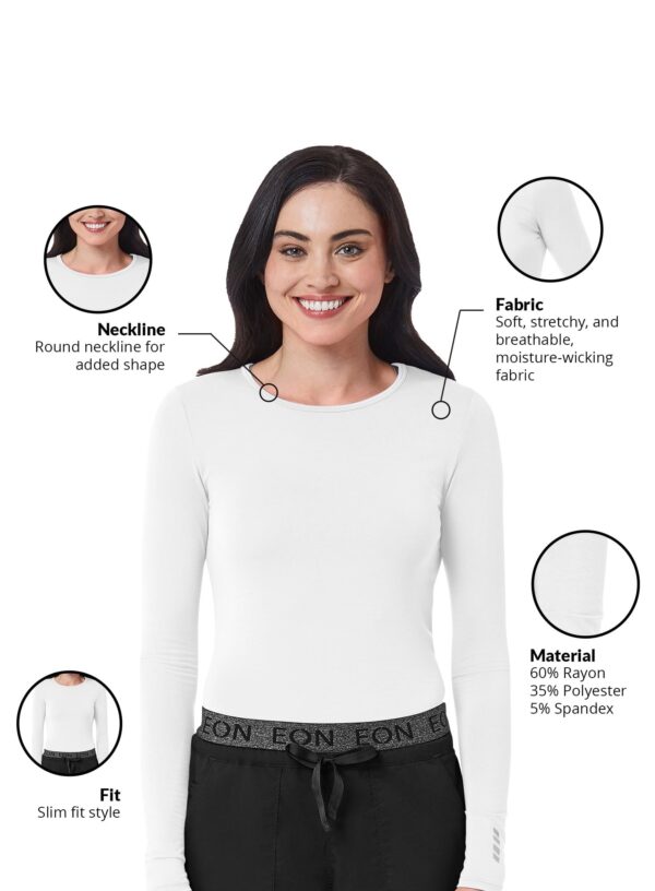 Maevn Coolmax Women's Long Sleeve Under Scrub Tee product image