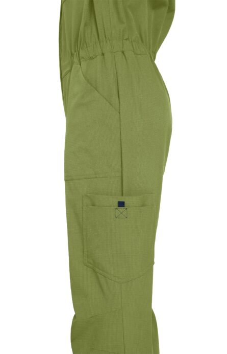 KOI Solis Anja Women's 11-Pocket Jumpsuit in Martini Olive product image
