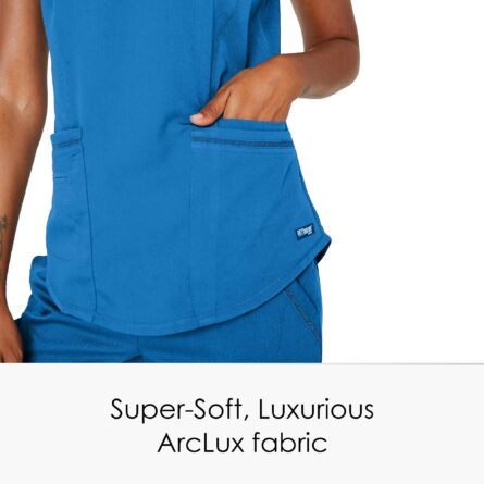 BARCO Grey's Anatomy Women's Avana Top, Easy Care V-Neck Medical Scrub Top w/ 4 Pockets product image