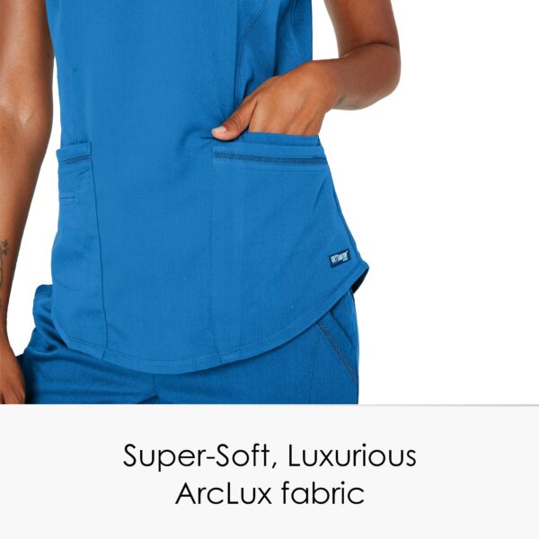 BARCO Grey's Anatomy Women's Avana Top, Easy Care V-Neck Medical Scrub Top w/ 4 Pockets product image