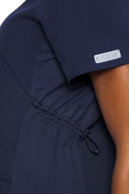 Med Couture Maternity Scrub Top V Neck 360° Stretch Adjustable Waist product image