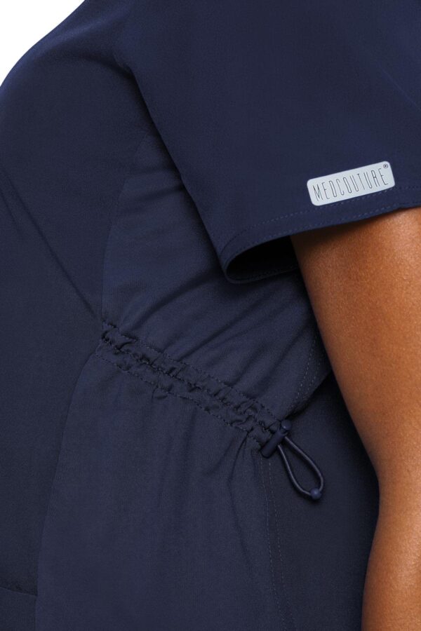 Med Couture Maternity Scrub Top V Neck 360° Stretch Adjustable Waist product image
