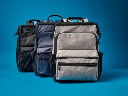Nurse Mates Signature Backpack | Enhanced Durability | Laptop Compartment | Insulated Pocket in Navy product image