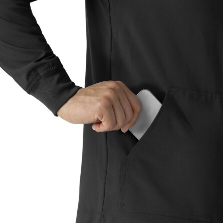 Carhartt Scrubs C80023 Men's Rugged Flex® Modern Fit Bonded Fleece Jack in Black product image