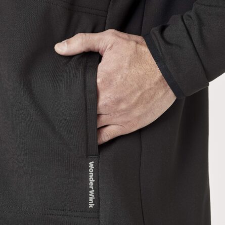 WINK Layers Men's Fleece Full Zip Jacket in Black product image