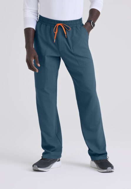 Barco Strong Men's 4-Pocket Elastic Waistband Straight Leg Pant - Image 1