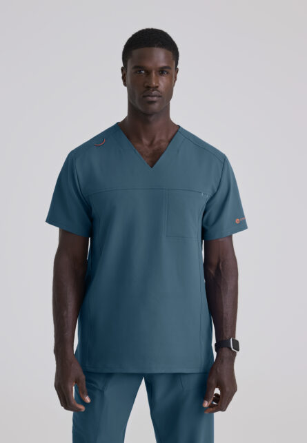 Barco Strong Men's 1-Pocket V-Neck With Inset Top - Image 1