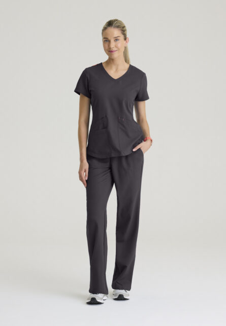 Barco Strong Women's 3-Pocket V-Neck Patch Pocket Top - Image 12