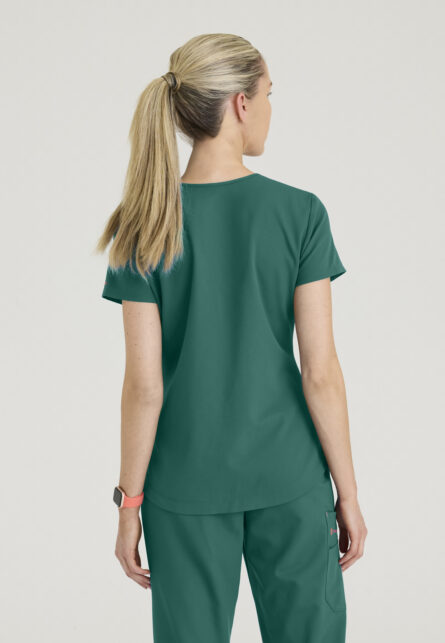 Barco Strong Women's 3-Pocket V-Neck Patch Pocket Top - Image 7