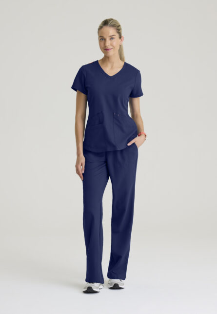 Barco Strong Women's 3-Pocket V-Neck Patch Pocket Top - Image 9