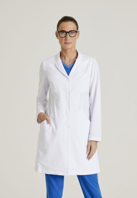 Grey's Anatomy Signature Women's 5-Pocket 35" 4 Button Lab Coat - Image 1