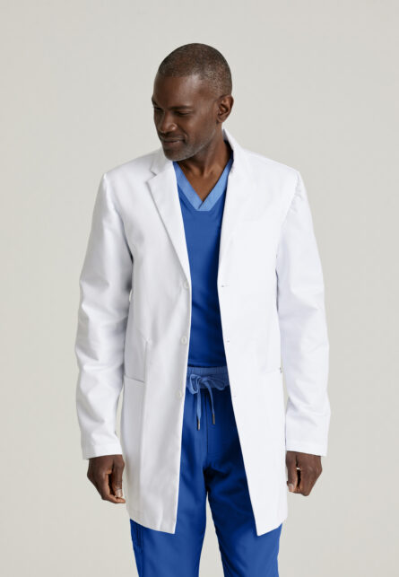 Grey's Anatomy Classic Men's 6 Pocket 35" 3 Button Lab Coat - Image 1