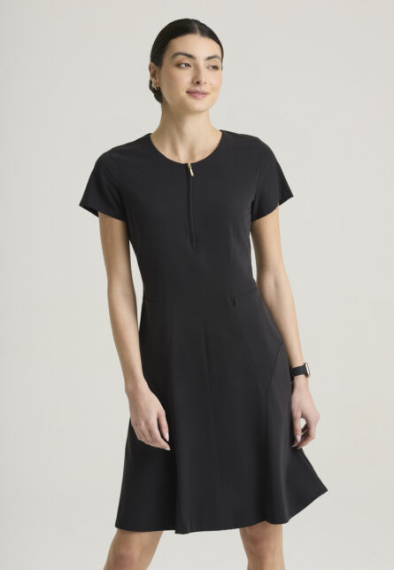 Grey's Anatomy™ by Barco Cultivate Women's 2-Pocket Round Neck Knee Length Dress - Image 1