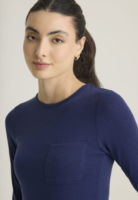 Grey's Anatomy™ by Barco Cultivate Women's 1-Pocket Crew Neck Long Sleeve Tee - Image 5