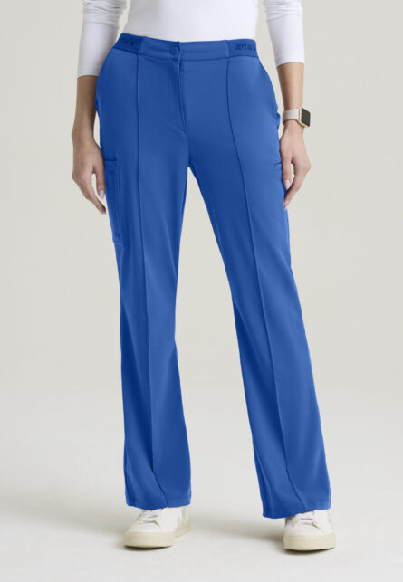 Grey's Anatomy™ by Barco Cultivate Women's 7 -Pocket DTM Logo Waistband Fit & Flare Pant - Image 12