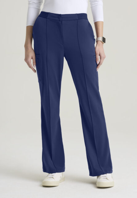 Grey's Anatomy™ by Barco Cultivate Women's 7 -Pocket DTM Logo Waistband Fit & Flare Pant - Image 8