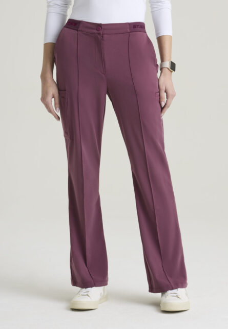Grey's Anatomy™ by Barco Cultivate Women's 7 -Pocket DTM Logo Waistband Fit & Flare Pant - Image 6