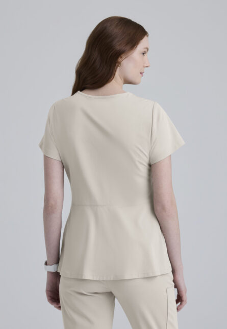 Grey's Anatomy™ by Barco Cultivate Women's 3-Pocket Classic V-Neck Back Waist Detail Top - Image 17