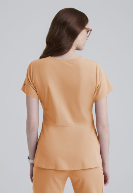 Grey's Anatomy™ by Barco Cultivate Women's 3-Pocket Classic V-Neck Back Waist Detail Top - Image 11