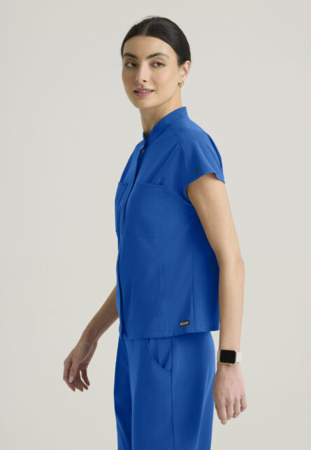 Grey's Anatomy™ by Barco Cultivate Women's 6-Pocket Sportneck Zip-Front Top - Image 13
