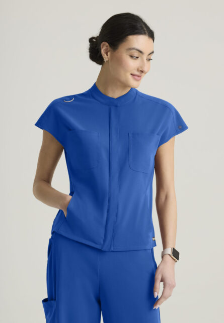 Grey's Anatomy™ by Barco Cultivate Women's 6-Pocket Sportneck Zip-Front Top - Image 12