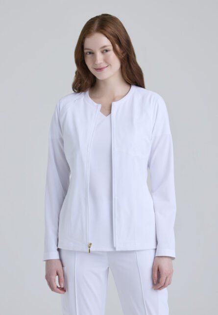 Grey's Anatomy™ by Barco Cultivate Women's 5-Pocket Round Neck Zip-Front Warm-Up Jacket - Image 14
