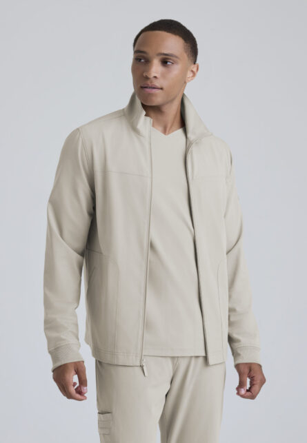 Grey's Anatomy™ by Barco Cultivate Men's 5-Pocket Collared Zip-Front Warm-Up Jacket - Image 8