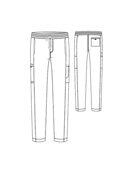 Grey's Anatomy Spandex Stretch Men's 6 Pocket Straight Pant - Image 4