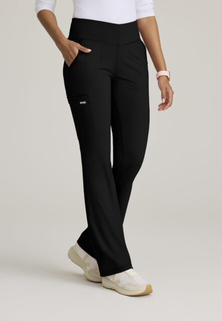 Grey's Anatomy Knit Stretch Women's Swift Knit 5-Pocket V-Waistband Pant - Image 1