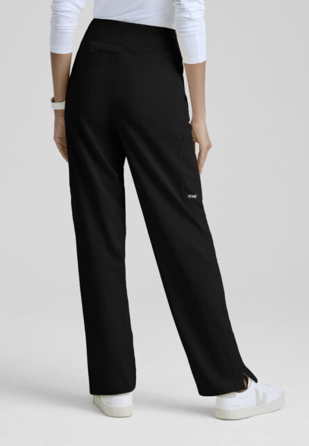 Grey's Anatomy Spandex-Stretch Women's 7-Pocket Rib Waistband Slim Leg Pant - Image 5