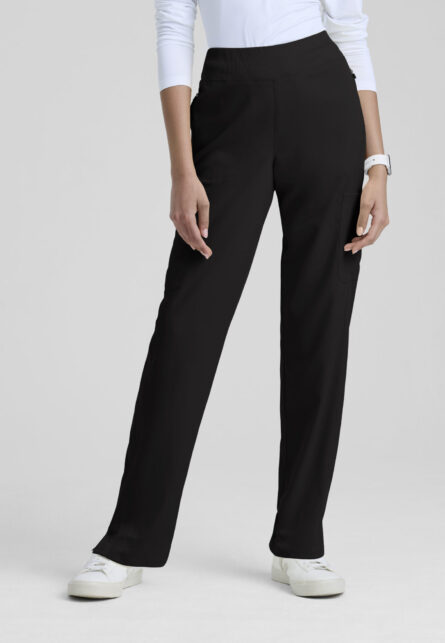 Grey's Anatomy Spandex-Stretch Women's 7-Pocket Rib Waistband Slim Leg Pant - Image 4