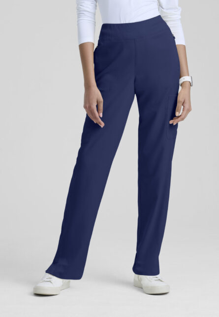 Grey's Anatomy Spandex-Stretch Women's 7-Pocket Rib Waistband Slim Leg Pant - Image 6