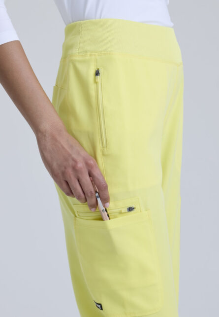 Grey's Anatomy Spandex-Stretch Women's 7-Pocket Rib Waistband Slim Leg Pant - Image 9