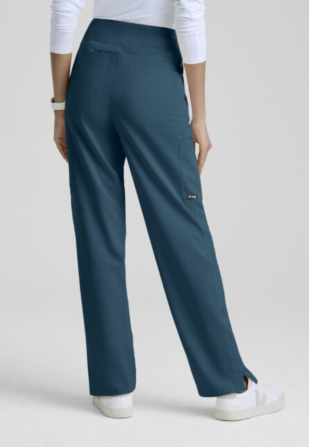 Grey's Anatomy Spandex-Stretch Women's 7-Pocket Rib Waistband Slim Leg Pant - Image 2