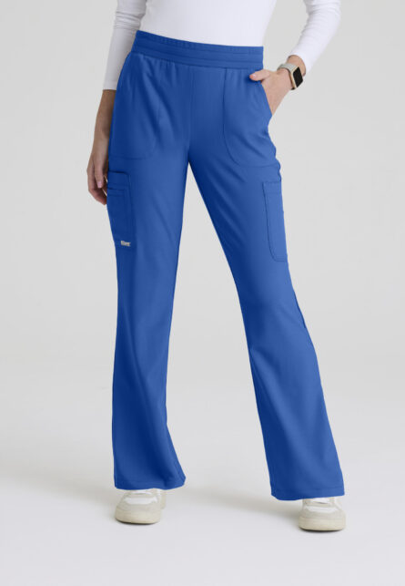 Grey's Anatomy Evolve Women's 6 Pocket Jersey Waistband Fit & Flare Pant - Image 20