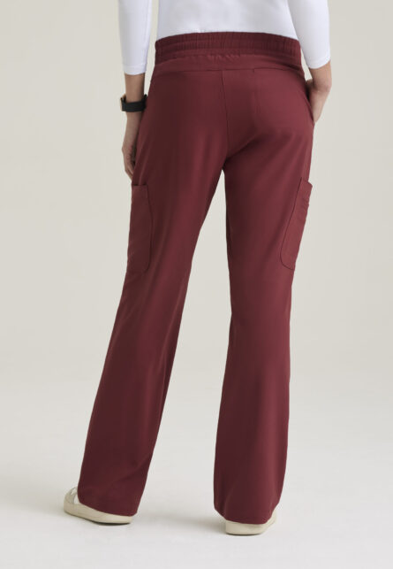 Grey's Anatomy Evolve Women's 6 Pocket Jersey Waistband Fit & Flare Pant - Image 9