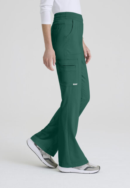 Grey's Anatomy Evolve Women's 6 Pocket Jersey Waistband Fit & Flare Pant - Image 17