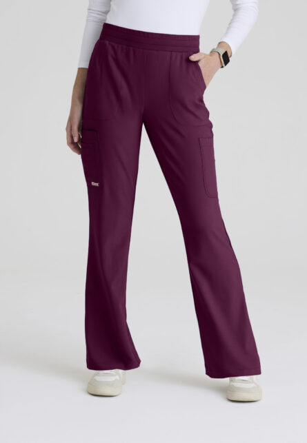 Grey's Anatomy Evolve Women's 6 Pocket Jersey Waistband Fit & Flare Pant - Image 26