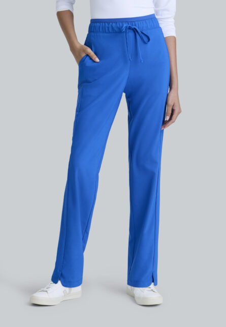 Grey's Anatomy Evolve Women's 5-Pocket Elastic Waistband Straight Leg Pant - Image 8