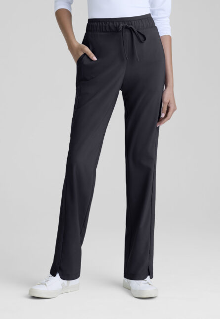Grey's Anatomy Evolve Women's 5-Pocket Elastic Waistband Straight Leg Pant - Image 9