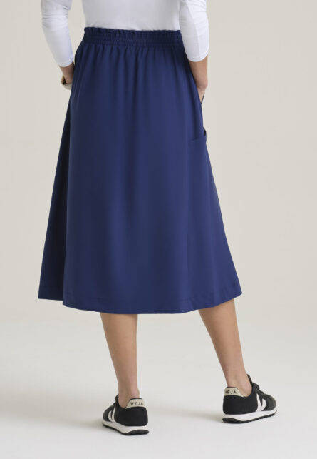 Grey's Anatomy Evolve Women's 3 Pocket Ruffle Waistband A-Line Skirt - Image 7