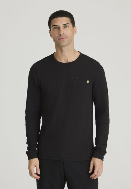 Grey's Anatomy by Barco Evolve Men's 1 Patch Pocket Long Sleeve Top - Image 1
