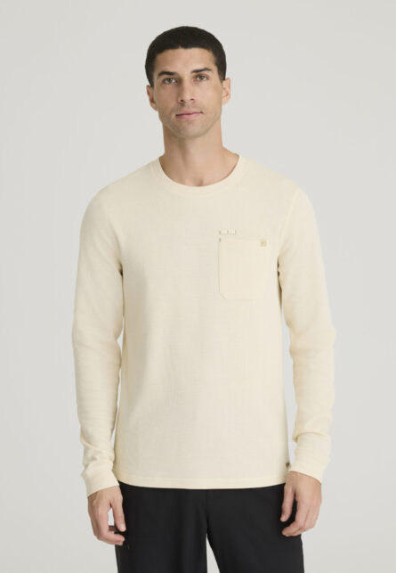 Grey's Anatomy by Barco Evolve Men's 1 Patch Pocket Long Sleeve Top - Image 6