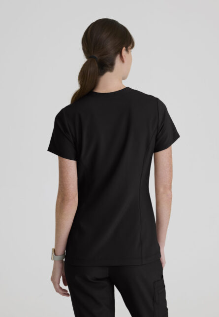 Grey's Anatomy Evolve Women's 2 Pocket Banded Notched Neck Top - Image 7