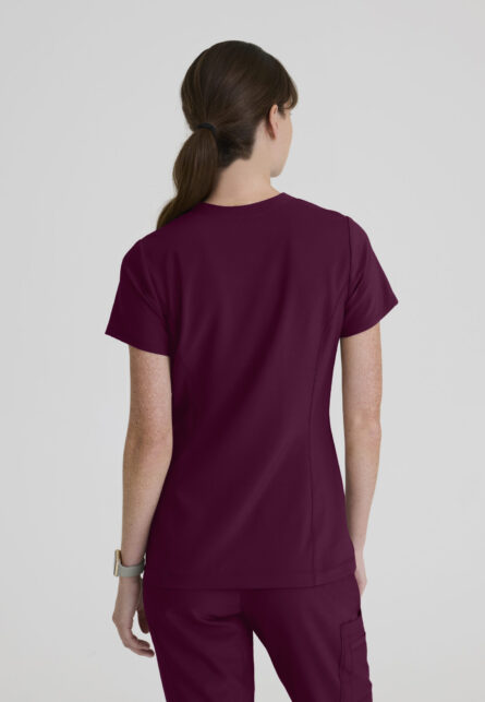 Grey's Anatomy Evolve Women's 2 Pocket Banded Notched Neck Top - Image 26