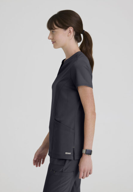 Grey's Anatomy Evolve Women's 2 Pocket Banded Notched Neck Top - Image 22