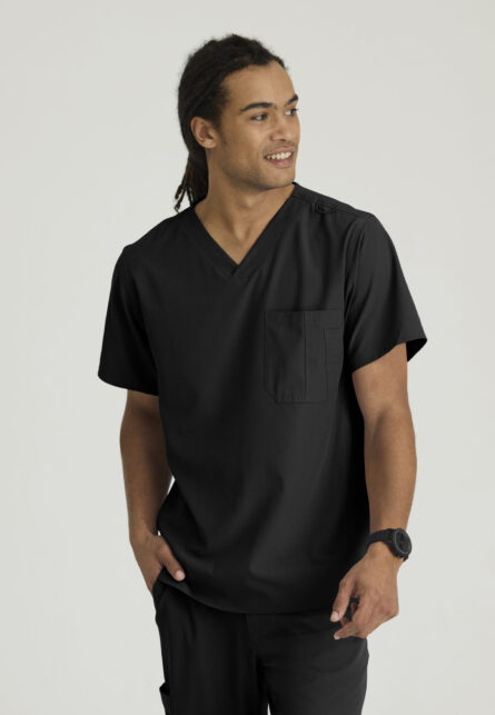 Skechers™ by Barco Men’s V-Neck Cargo Pocket Scrub Top