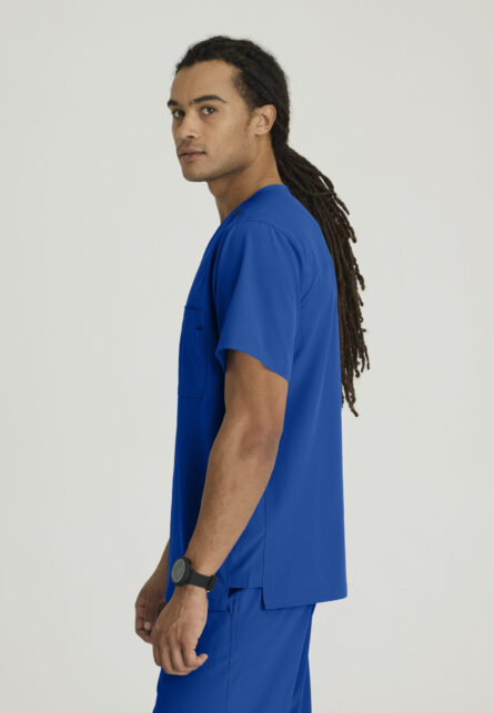 Skechers™ by Barco Men’s V-Neck Cargo Pocket Scrub Top