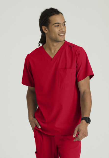 Skechers™ by Barco Men’s V-Neck Cargo Pocket Scrub Top