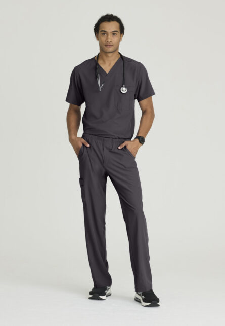 Skechers™ by Barco Men’s V-Neck Cargo Pocket Scrub Top